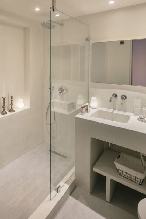 Villa (Fidelio) | Bathroom | Shower, designer toiletries, hair dryer, bathrobes