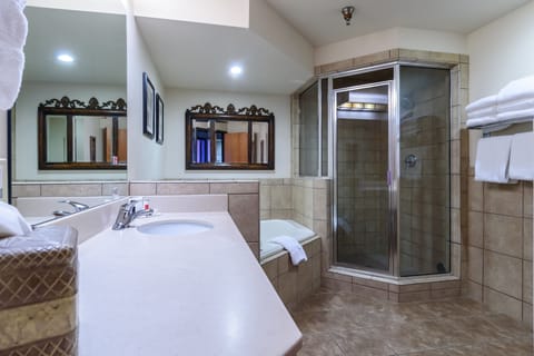 Suite, 2 Bedrooms, Non Smoking (1 King Bed and 2 Queen Beds) | Bathroom shower