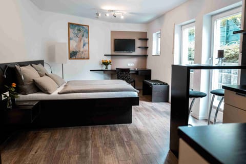 Standard Apartment (1 Zimmer Apartment) | Minibar, desk, soundproofing, iron/ironing board