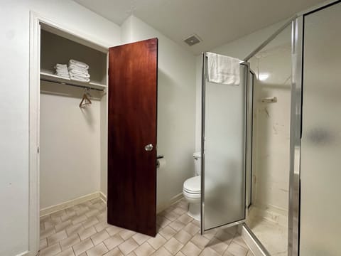 Royal Suite, 1 King Bed, Jetted Tub, City View | Bathroom shower