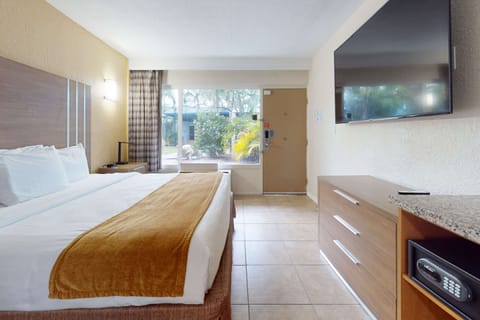 Deluxe Room, 1 King Bed, Mobility Accessible, No Pets Allowed | Premium bedding, in-room safe, individually decorated