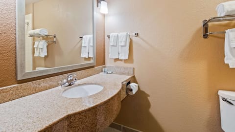 Presidential Suite, 1 King Bed, Non Smoking, Refrigerator & Microwave | Bathroom | Combined shower/tub, free toiletries, hair dryer, towels