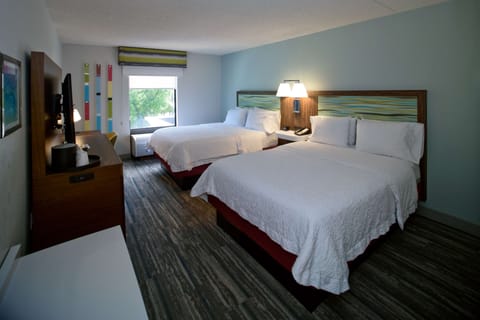Standard Room, 2 Queen Beds | Premium bedding, in-room safe, desk, blackout drapes