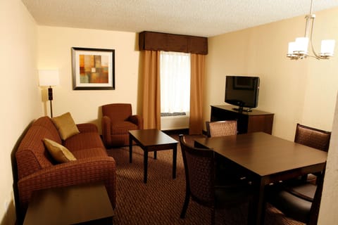 Suite, 1 King Bed, Non Smoking, Jetted Tub (with Sofabed) | In-room safe, desk, laptop workspace, iron/ironing board