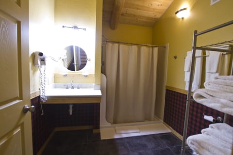 Superior Cabin, 1 King Bed with Sofa bed, Accessible | Bathroom | Free toiletries, hair dryer, towels, soap