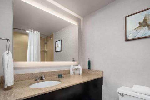 Deluxe 2 Doubles | Bathroom | Combined shower/tub, free toiletries, hair dryer, towels