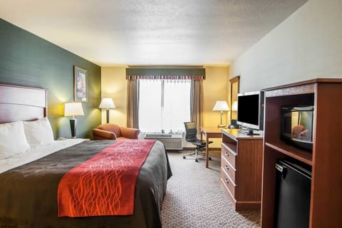 Standard Room, 1 King Bed, Non Smoking | Premium bedding, in-room safe, desk, blackout drapes