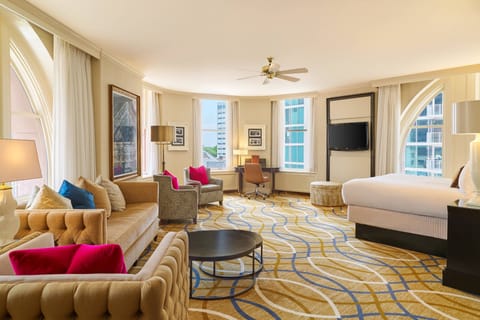 Grand Suite, 1 King Bed, City View | Premium bedding, down comforters, in-room safe, desk