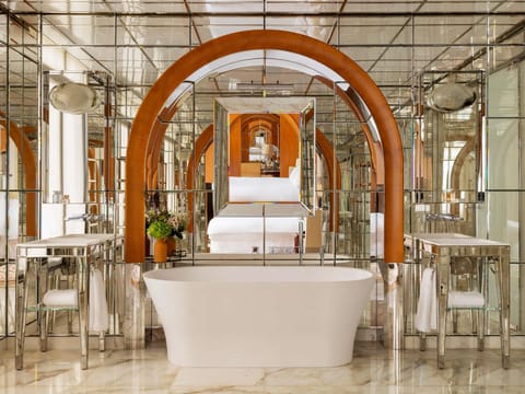 Signature Suite | Premium bedding, minibar, in-room safe, laptop workspace