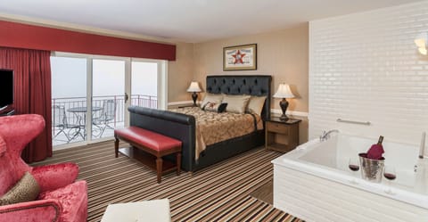 Superior Suite, 1 King Bed with Sofa bed, Jetted Tub, Lake View | In-room safe, desk, iron/ironing board, free WiFi