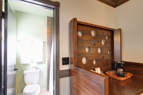 Suite, 2 Queen Beds | Bathroom | Shower, eco-friendly toiletries, hair dryer, towels