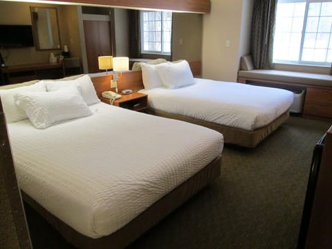 Deluxe Room, 2 Queen Beds | In-room safe, desk, iron/ironing board, free cribs/infant beds