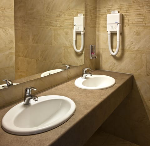 Deluxe Twin Room, Terrace, Garden View | Bathroom | Shower, hair dryer, towels