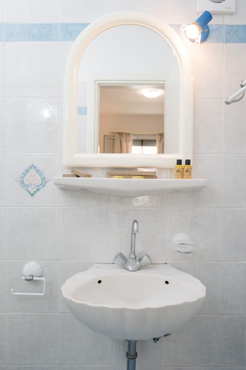 Classic Double Room, 1 Queen Bed, City View (Semi-basement) | Bathroom | Shower, free toiletries, hair dryer, towels