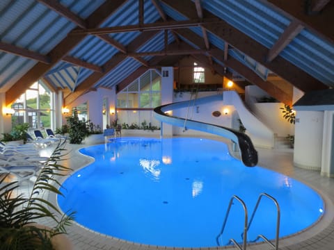 Indoor pool, outdoor pool