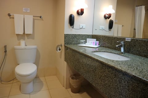 Deluxe Room | Bathroom | Free toiletries, hair dryer, towels