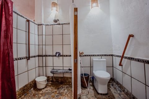 Suite | Bathroom | Shower, rainfall showerhead, free toiletries, bidet