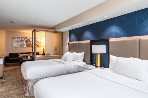 Suite, Multiple Beds | Premium bedding, desk, laptop workspace, blackout drapes