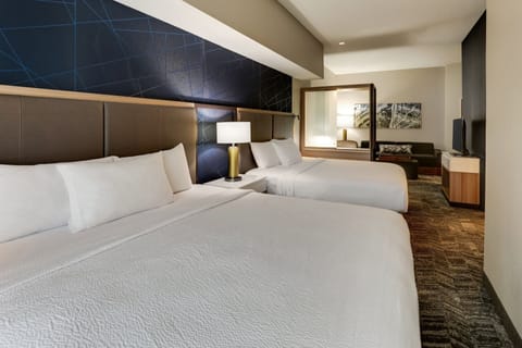 Suite, Multiple Beds | Premium bedding, desk, laptop workspace, blackout drapes