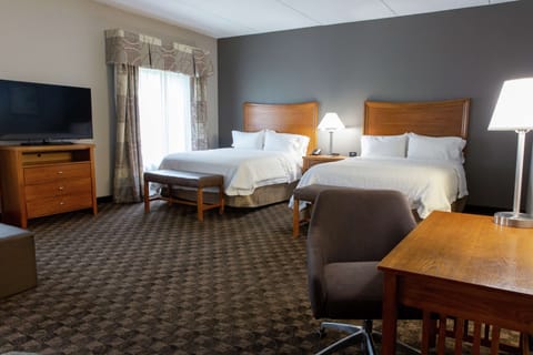 Suite, Two Queen Beds, Non-Smoking | Premium bedding, in-room safe, laptop workspace, blackout drapes