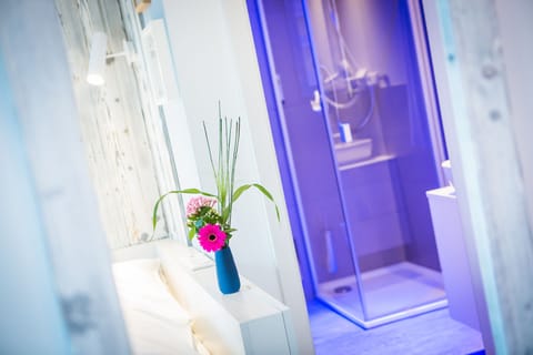 Mini Bude | Bathroom | Shower, hair dryer, heated floors, towels