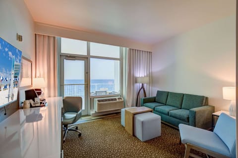 Suite, Multiple Beds, Balcony, Corner (1 King and 2 Single Bunk Beds) | View from room