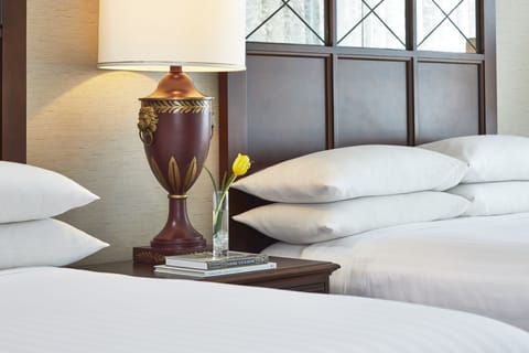 Premium bedding, pillowtop beds, in-room safe, desk