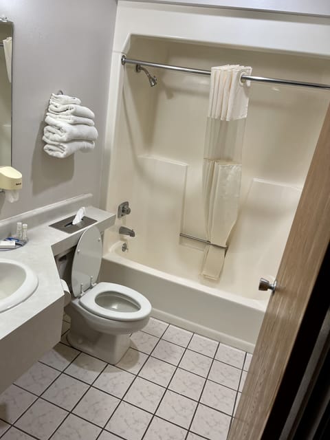 Room, Non Smoking | Bathroom | Combined shower/tub, free toiletries, hair dryer