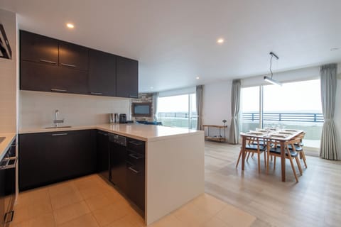 2 Bedroom Penthouse Residence | Private kitchen | Fridge, microwave, oven, stovetop