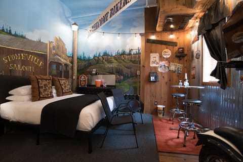 Room (Biker Roadhouse) | Premium bedding, individually decorated, individually furnished