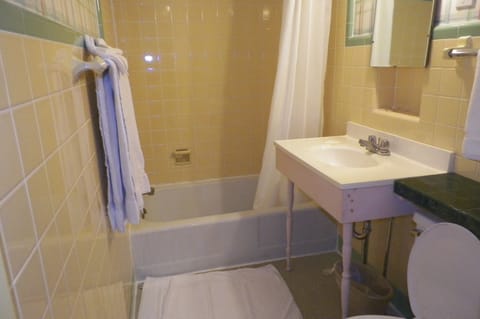 Deluxe Room | Bathroom | Hair dryer, towels