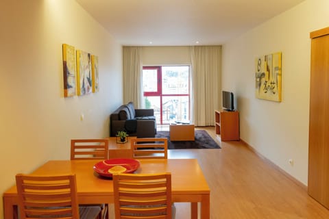 Apartment, 1 Bedroom | Living area | LCD TV