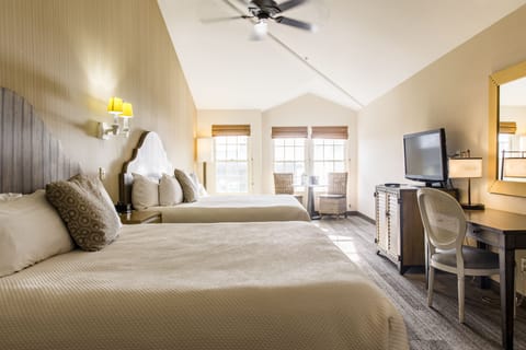 Deluxe Room, 2 Queen Beds | In-room safe, desk, laptop workspace, iron/ironing board