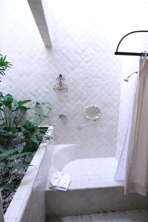 Master Suite | Bathroom | Shower, free toiletries, hair dryer, towels