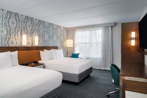 Room, 2 Queen Beds | Premium bedding, pillowtop beds, in-room safe, desk