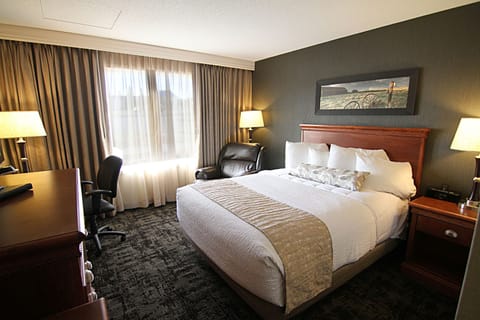Room, 1 King Bed | Premium bedding, blackout drapes, iron/ironing board, free WiFi