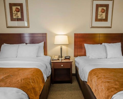 Suite, Multiple Beds, Non Smoking | Premium bedding, desk, laptop workspace, iron/ironing board
