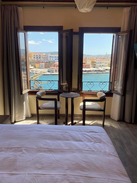 Double Room, Sea View | Blackout drapes, iron/ironing board, free WiFi, bed sheets