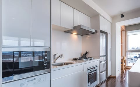 2 Bedroom Yotei Suite | Private kitchen | Fridge, microwave, oven, stovetop