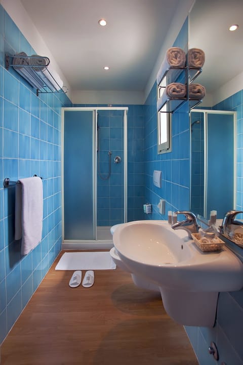 Standard Double Room Single Use | Bathroom | Shower, free toiletries, hair dryer, bidet