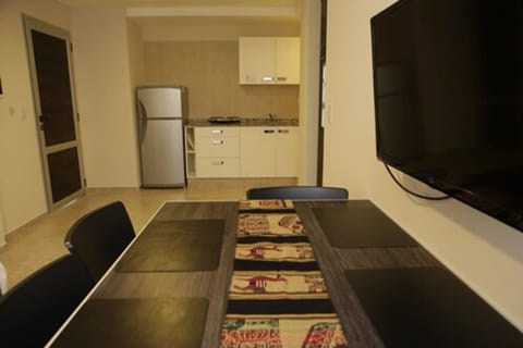 Apartment, 1 Bedroom | Private kitchen | Fridge, microwave, stovetop, electric kettle