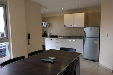 Apartment, 2 Bedrooms | Private kitchen | Fridge, microwave, stovetop, electric kettle