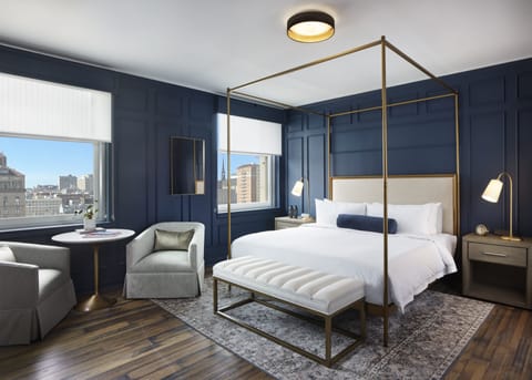 Grand Suite | Premium bedding, in-room safe, desk, laptop workspace