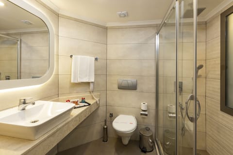 Double or Twin Room, Annex Building | Bathroom | Shower, free toiletries, hair dryer, towels