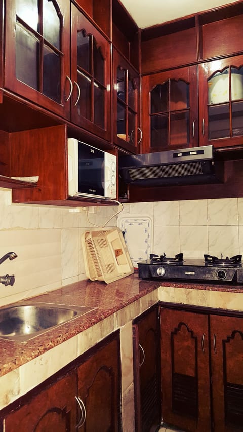 Deluxe Double Room Single Use, 1 Bedroom, Smoking, Kitchen | Private kitchen | Fridge, microwave, stovetop, coffee/tea maker