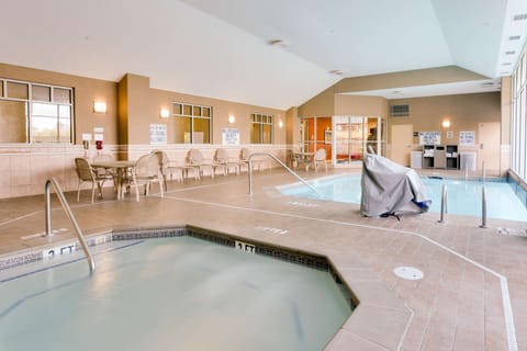 Indoor pool, outdoor pool