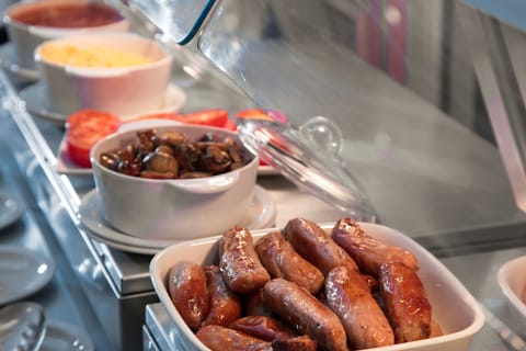 Daily English breakfast (GBP 12.95 per person)