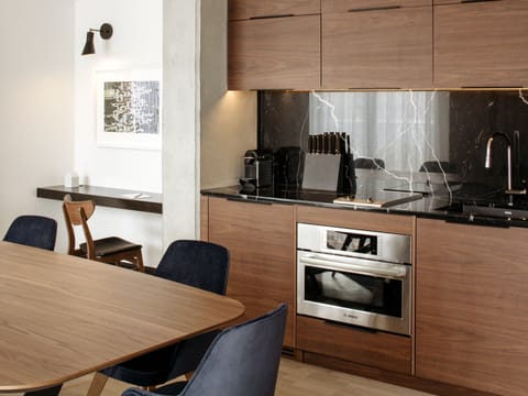 Room (The Residence) | Private kitchen | Fridge, espresso maker