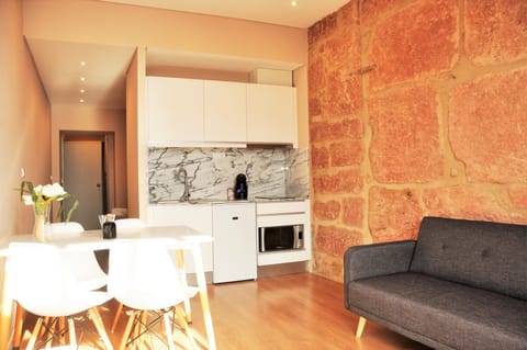 Apartment, 1 Bedroom, River View | Private kitchenette | Fridge, microwave, stovetop, espresso maker