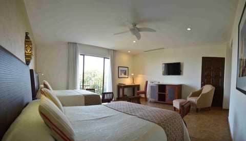 Deluxe Room, 2 Double Beds | Premium bedding, minibar, in-room safe, individually furnished
